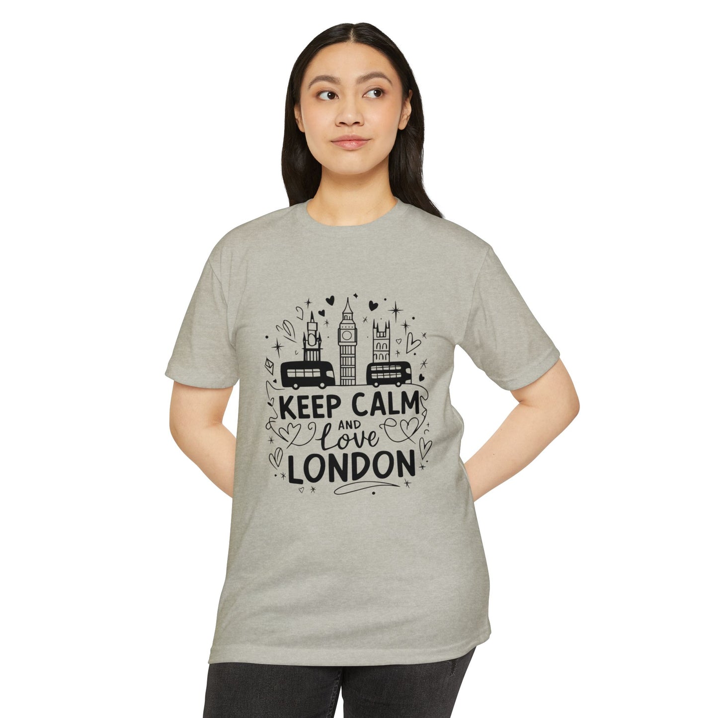 Unisex CVC Jersey T-shirt - Keep Calm and Love London