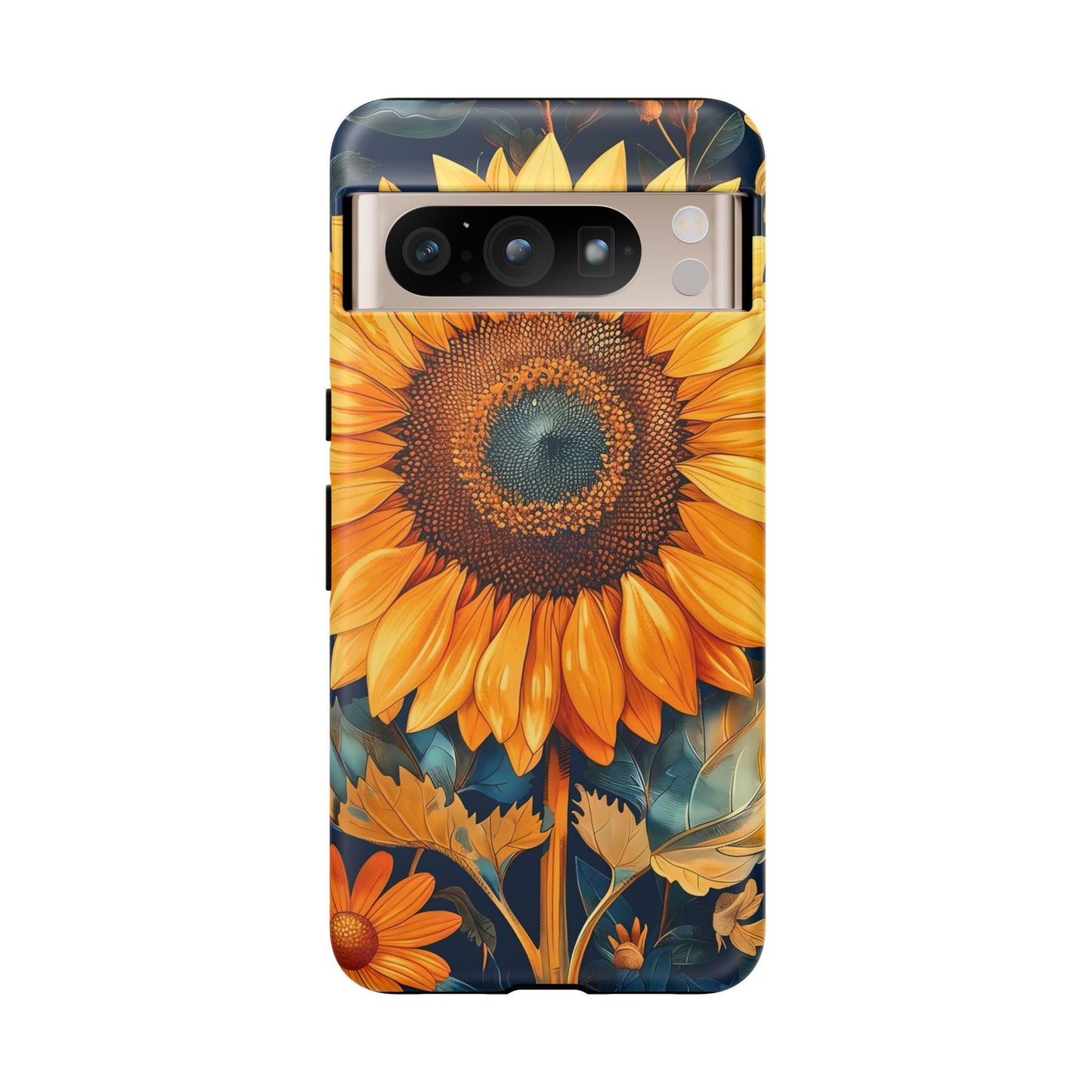 Sunflower Phone Case - Floral Design for Nature Lovers, Cute Spring Accessory, Gift for Her, Eco-Friendly Cover