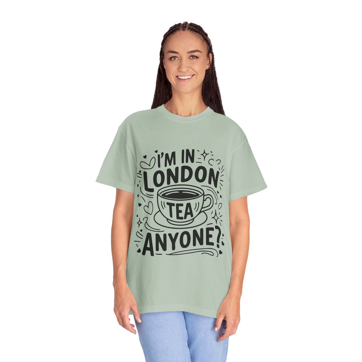 Unisex Garment-Dyed T-shirt - London's Nostalgic Tea