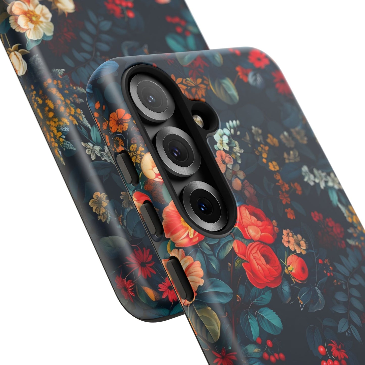 Floral Phone Case - Tough Cases, iPhone Protection, Elegant Floral Design, Gift for Her, Stylish Tech Accessory