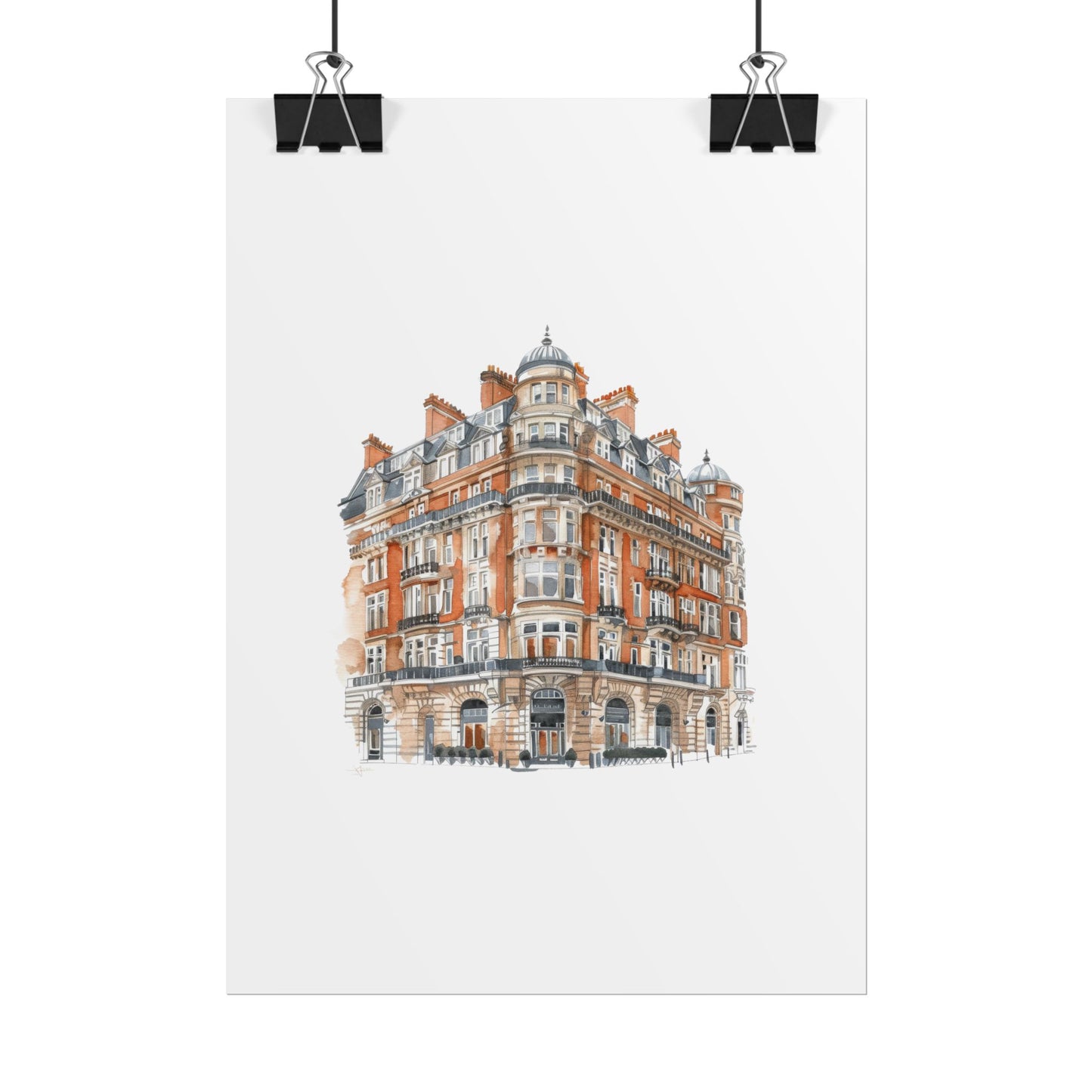 Elegant Architectural Rolled Posters, Art Prints for Home Decor, Gift for Housewarming, Wall Art for Living Room, Unique Art Decor