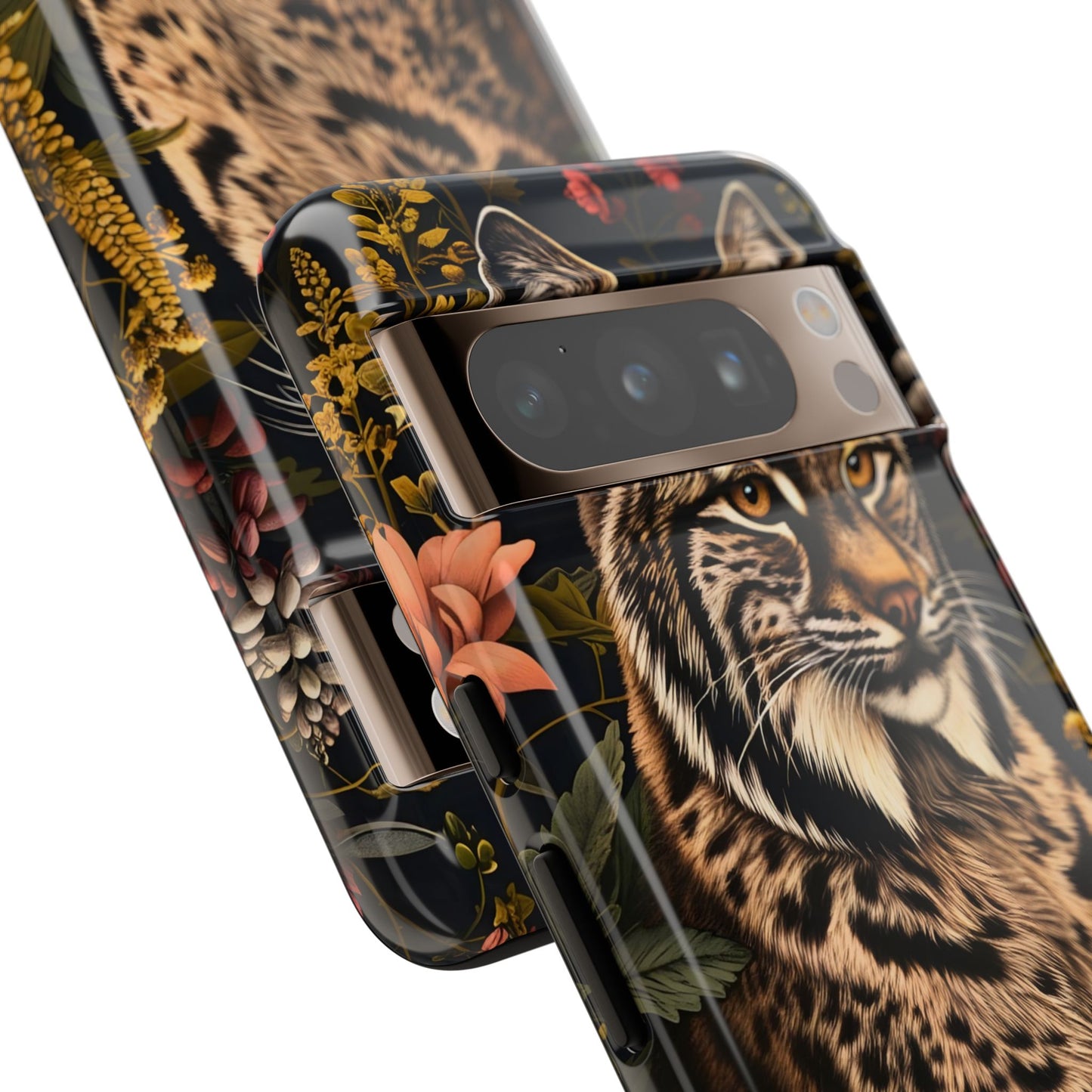 Wildlife Phone Case with Lynx Design, Tough Cases, Animal Lovers Gift, Nature Inspired Accessories, Unique Tech Protection