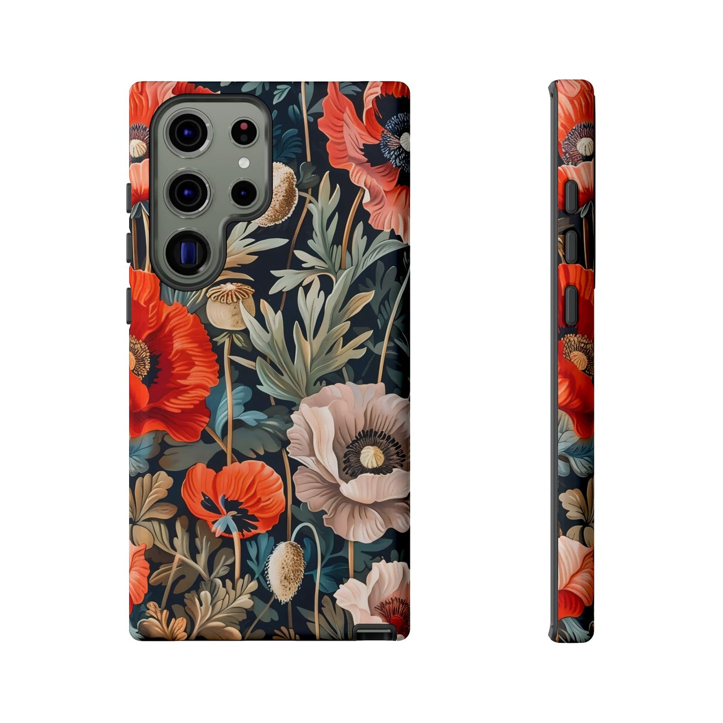Floral Phone Case - Tough Cases, Flower Design, Chic Tech Accessories, Stylish Gifts, Unique Phone Protectors