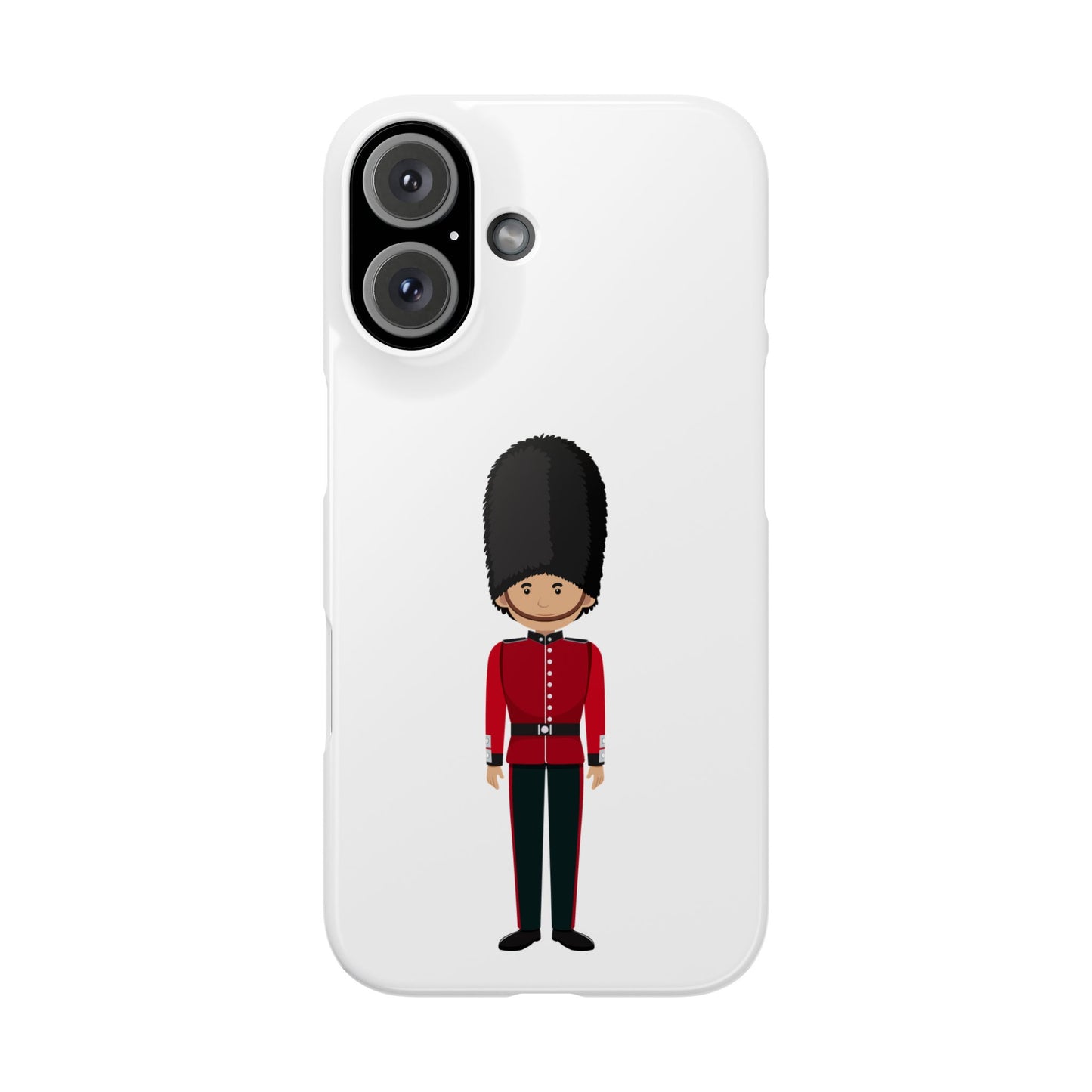 Slim Phone Cases with Royal Guard Design for UK Lovers, Travel Souvenir, Holiday Gift, Phone Accessories, Fun Style