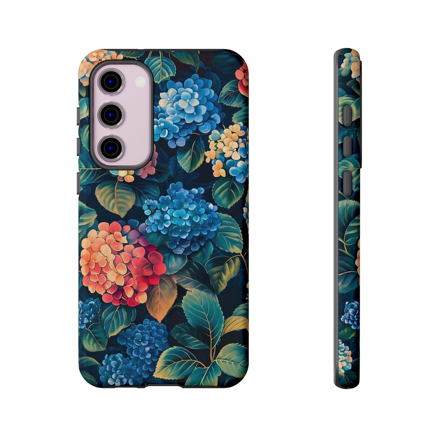 Floral Tough Phone Case, Durable Smartphone Cover, Flower Design, Gift for Her, Stylish Protection