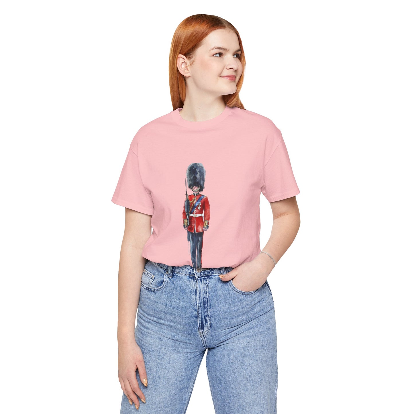 Unisex Jersey Short Sleeve Tee - Echoes of Valor - Red Jacket at Bodmin Keep