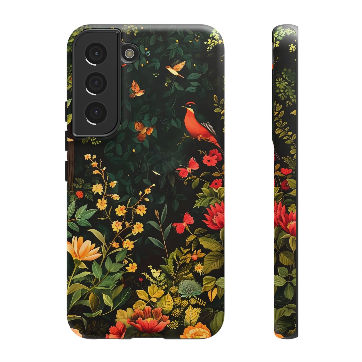 Floral Tough Phone Case, Nature-Inspired Design, Ideal for Garden Lovers, Gift for Birthdays, Christmas, Eco-Friendly Accessory