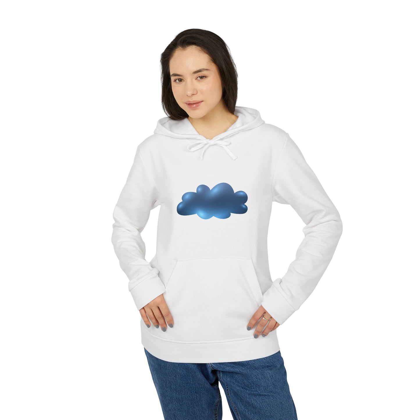 adidas Unisex Fleece Hoodie - Dreamy Cloud Design