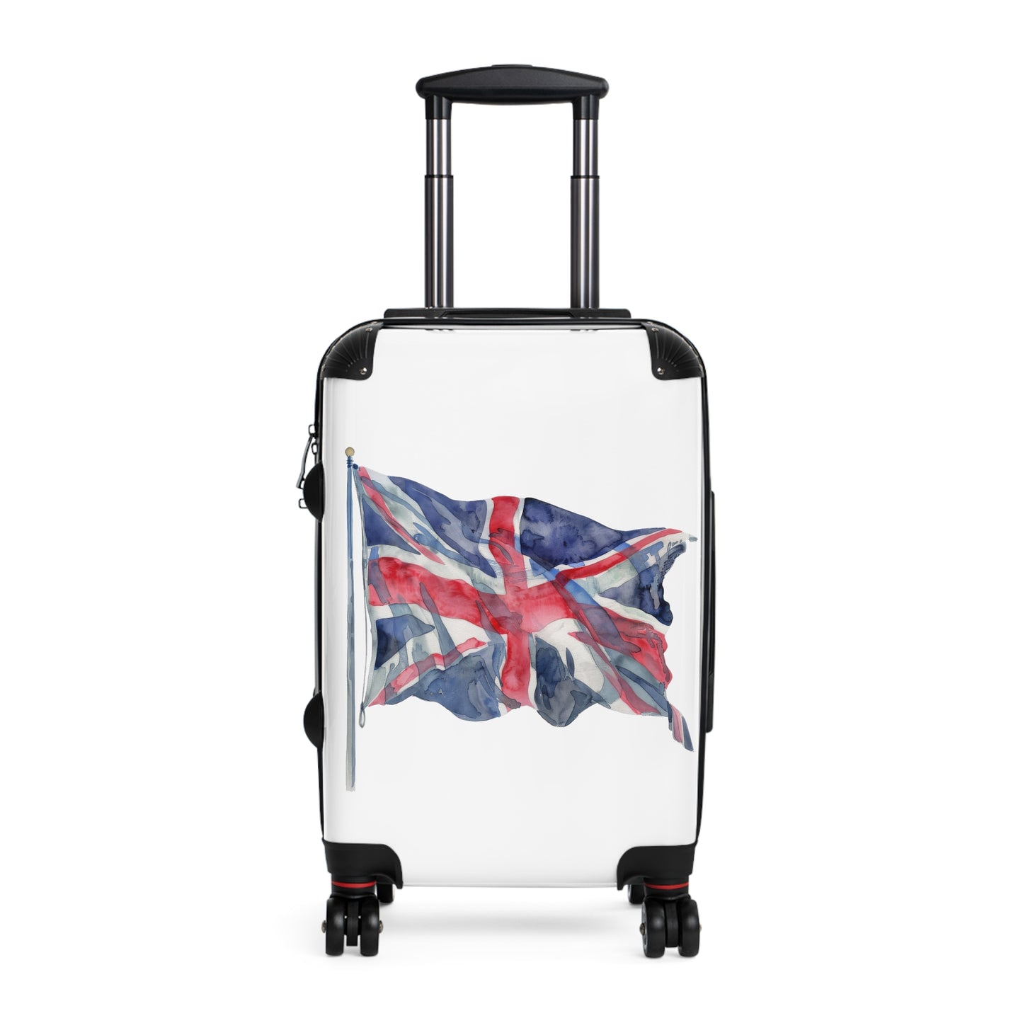 Waving Union Jack Flag Suitcase