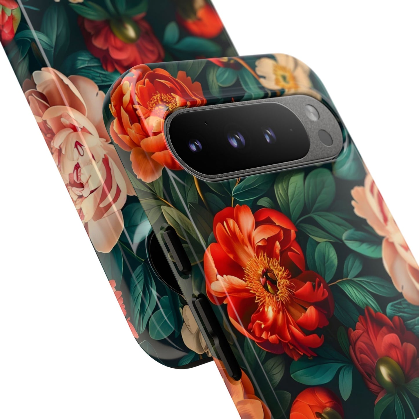 Floral Phone Case - Tough Cases, Vibrant Protection, Gift for Her, Cute Floral Design, Trendy Accessory, Perfect for Spring