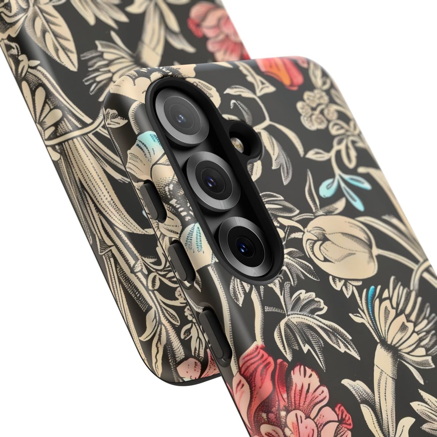 Floral Phone Case, Tough Cases, Flower Design, Gift for Her, Spring Accessory, Unique Phone Cover, Eco-Friendly