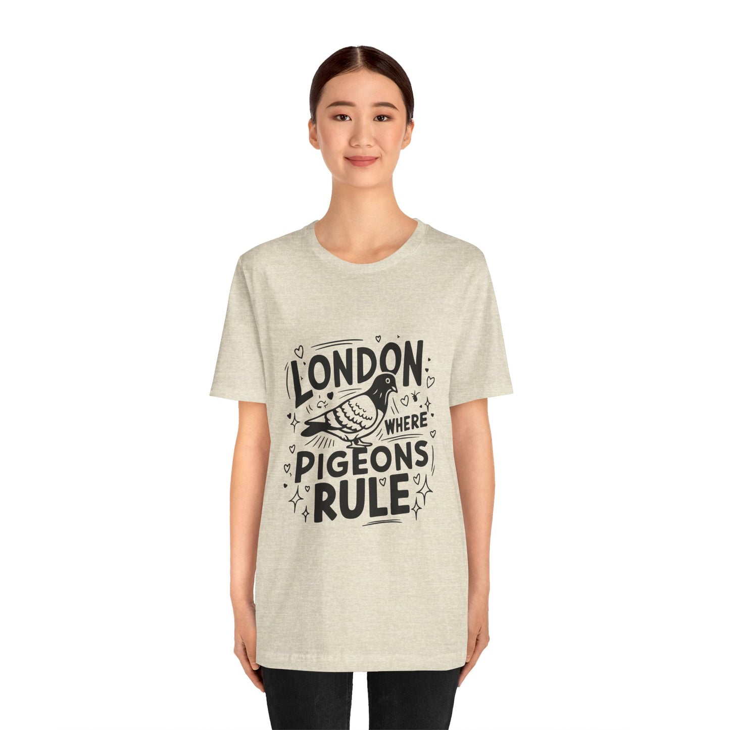 Unisex Jersey Short Sleeve Tee - London where Pigeons Rule