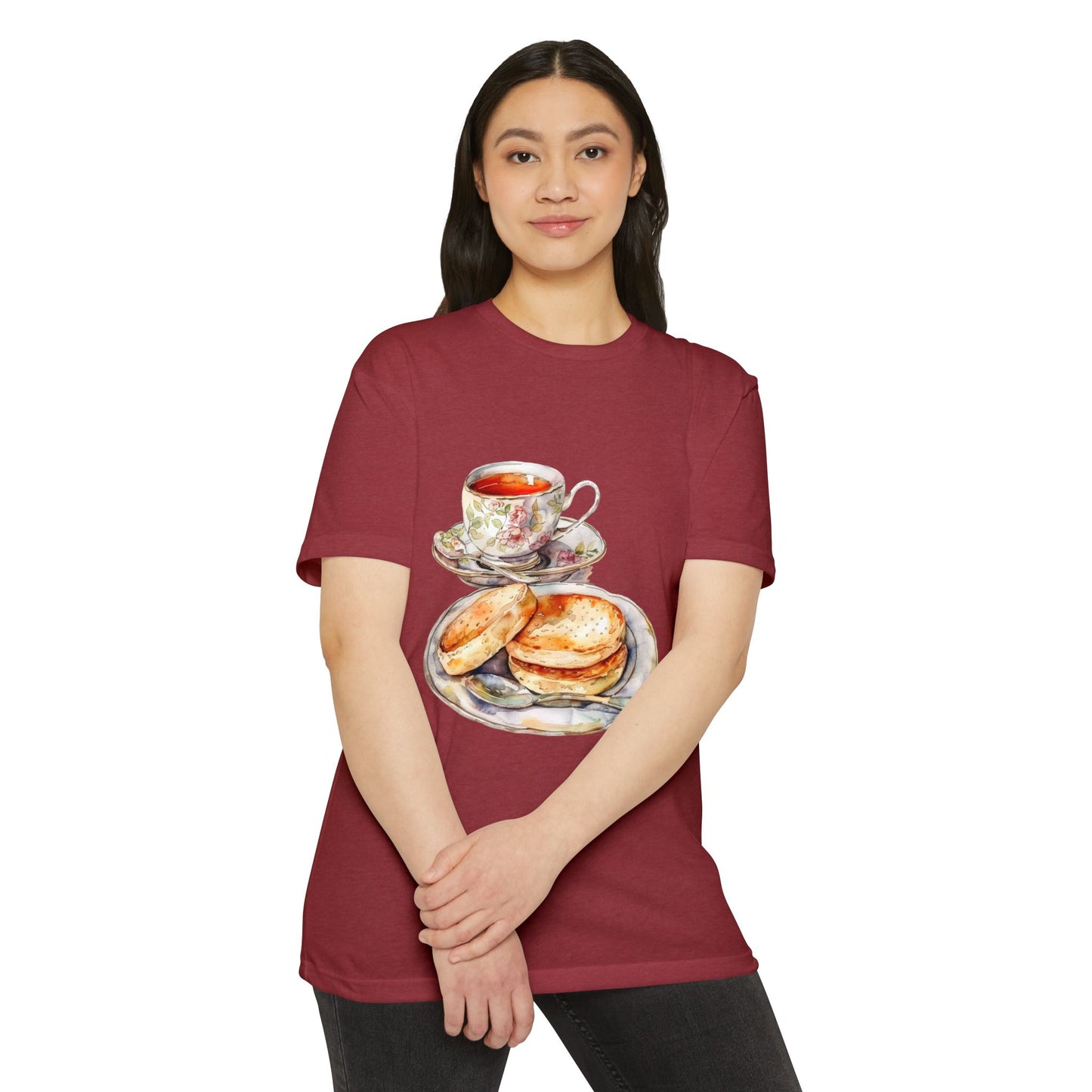 Unisex CVC Jersey T-shirt - The Flavors of Britain - Traditional Recipes Reimagined