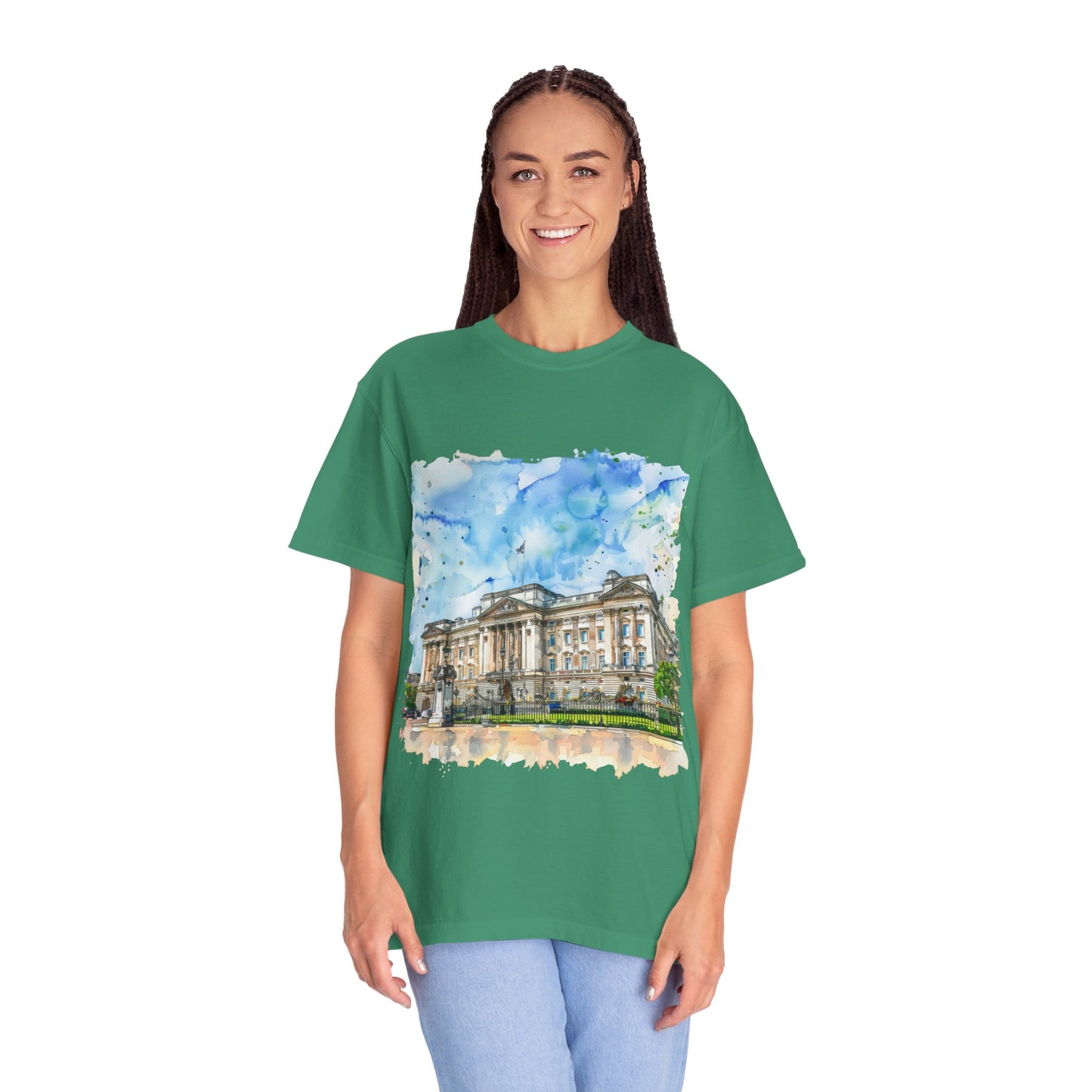 Unisex Garment-Dyed T-shirt - England Aesthetics - Embracing Classic British Charm and Style