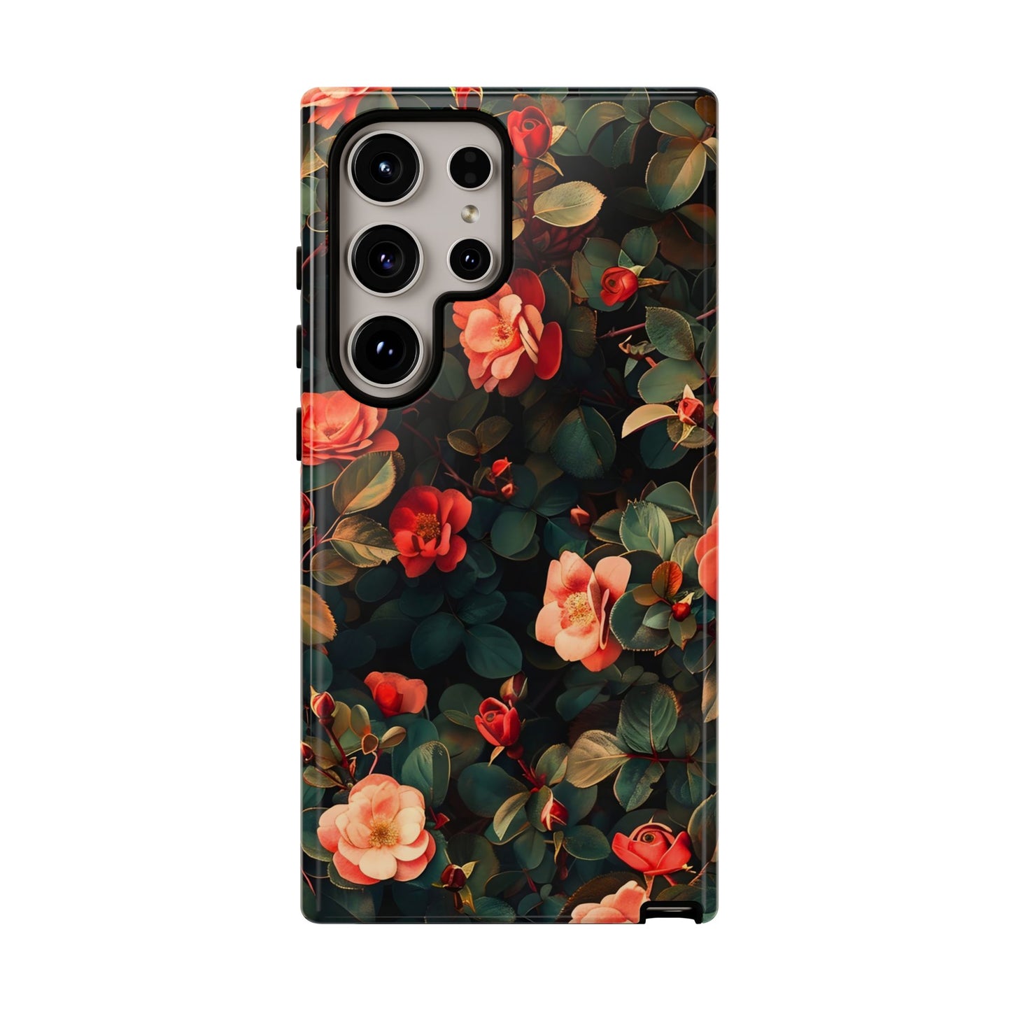 Floral Phone Case - Elegant Floral Design, Tough Protective Case, Perfect Gift for Her, Trendy Phone Accessories, Mother’s Day, Birthday