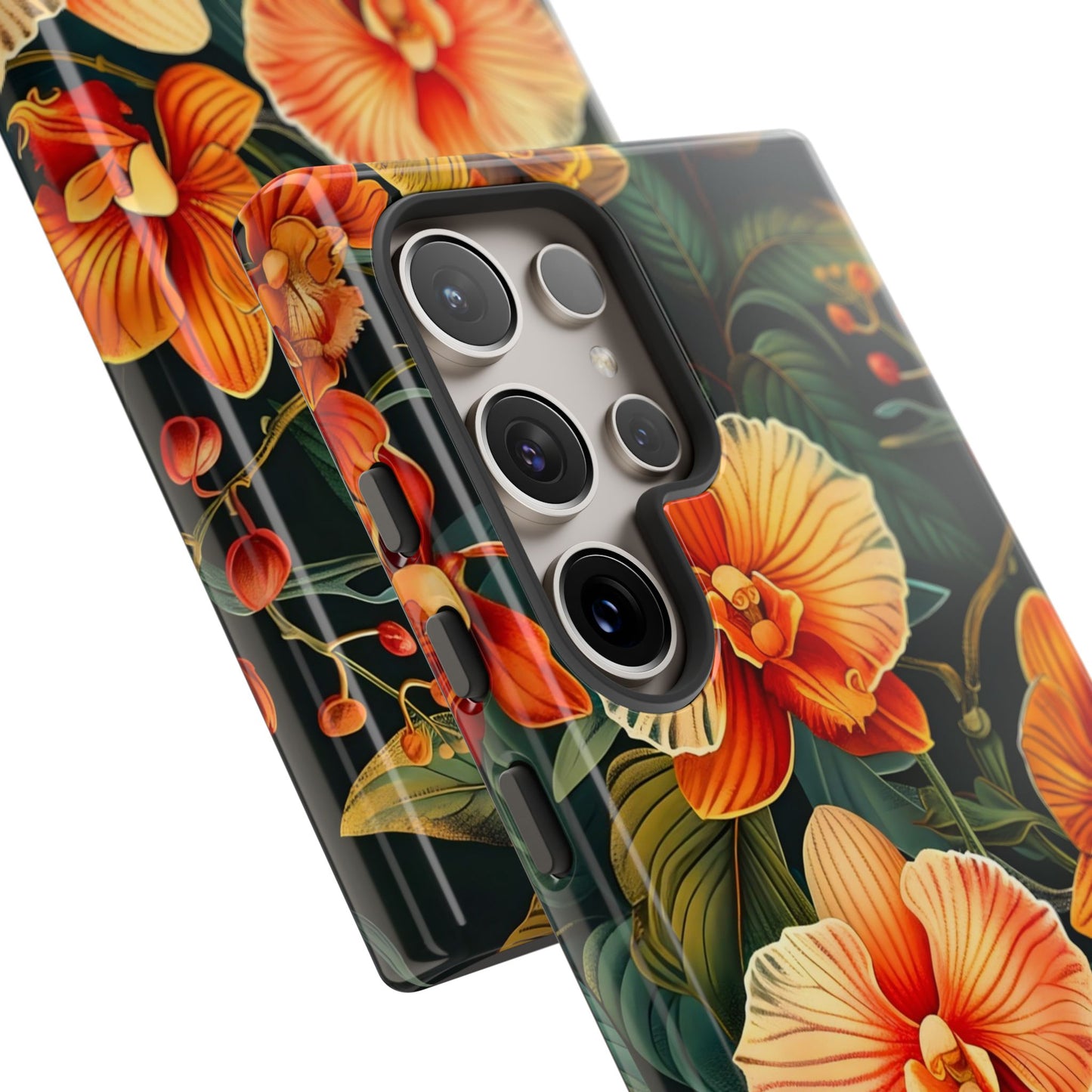 Floral Phone Case - Tough Cases, Protective Cover, Gift for Her, Smartphone Accessory, Floral Design, Nature-Inspired