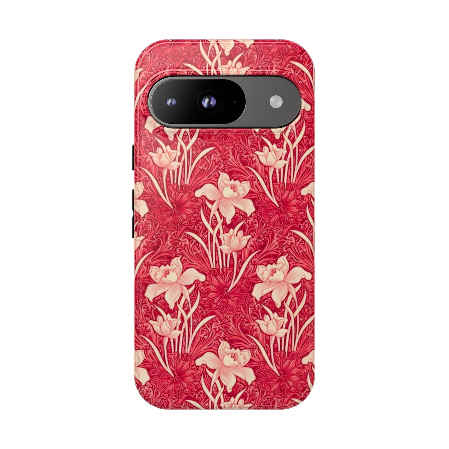 Floral Tough Phone Case - Durable, Stylish Accessory, Perfect Gift for Her, Floral Pattern, Customizable, Ideal for Daily Use