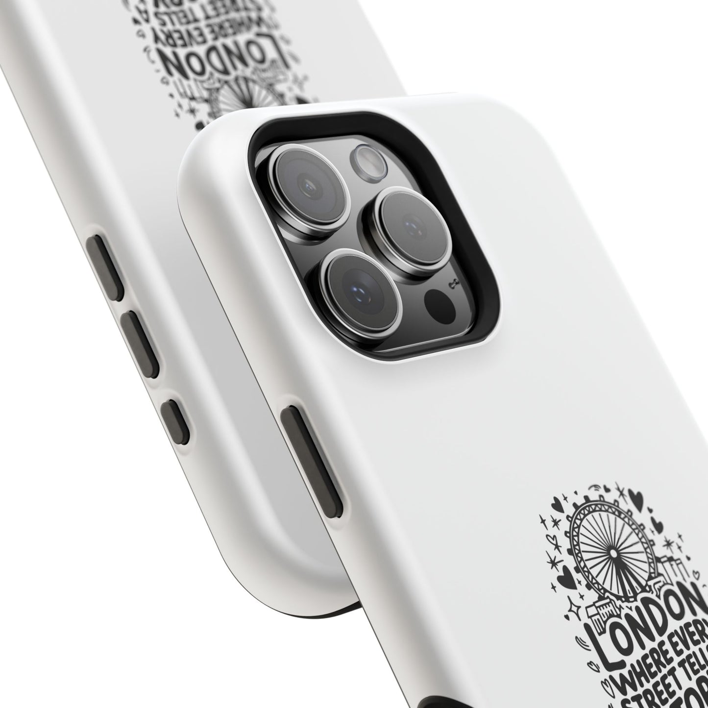 London Story Magnetic Tough Case - Unique Design for Travel Lovers