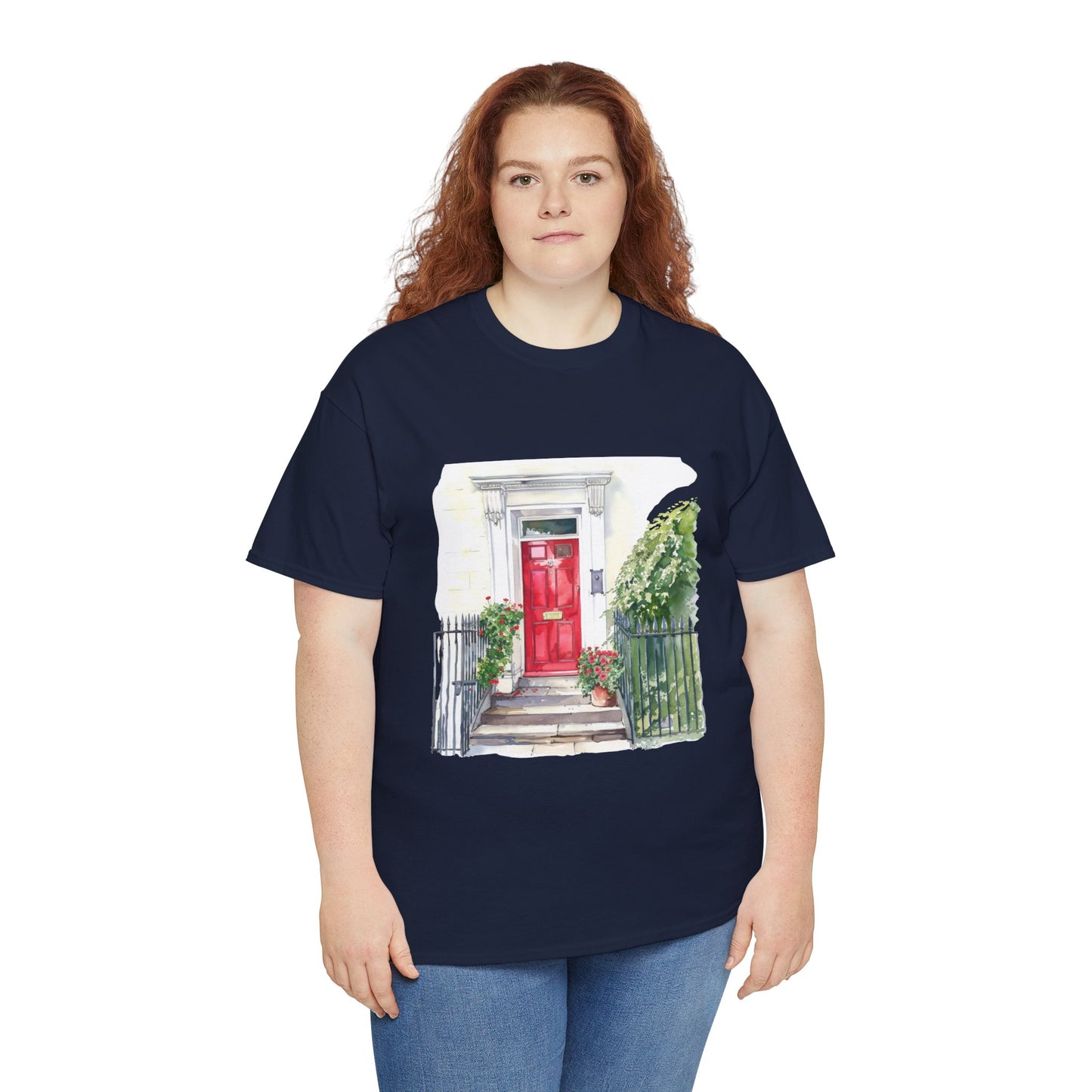 Unisex Heavy Cotton Tee - Embracing Classic British Nature Charm and Style