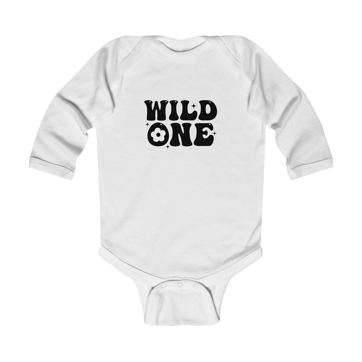Wild One Infant Long Sleeve Bodysuit - Cute Baby Clothes for Adventurous Little Ones