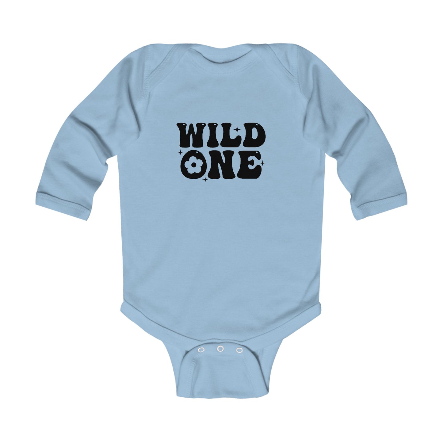Wild One Infant Long Sleeve Bodysuit - Cute Baby Clothes for Adventurous Little Ones