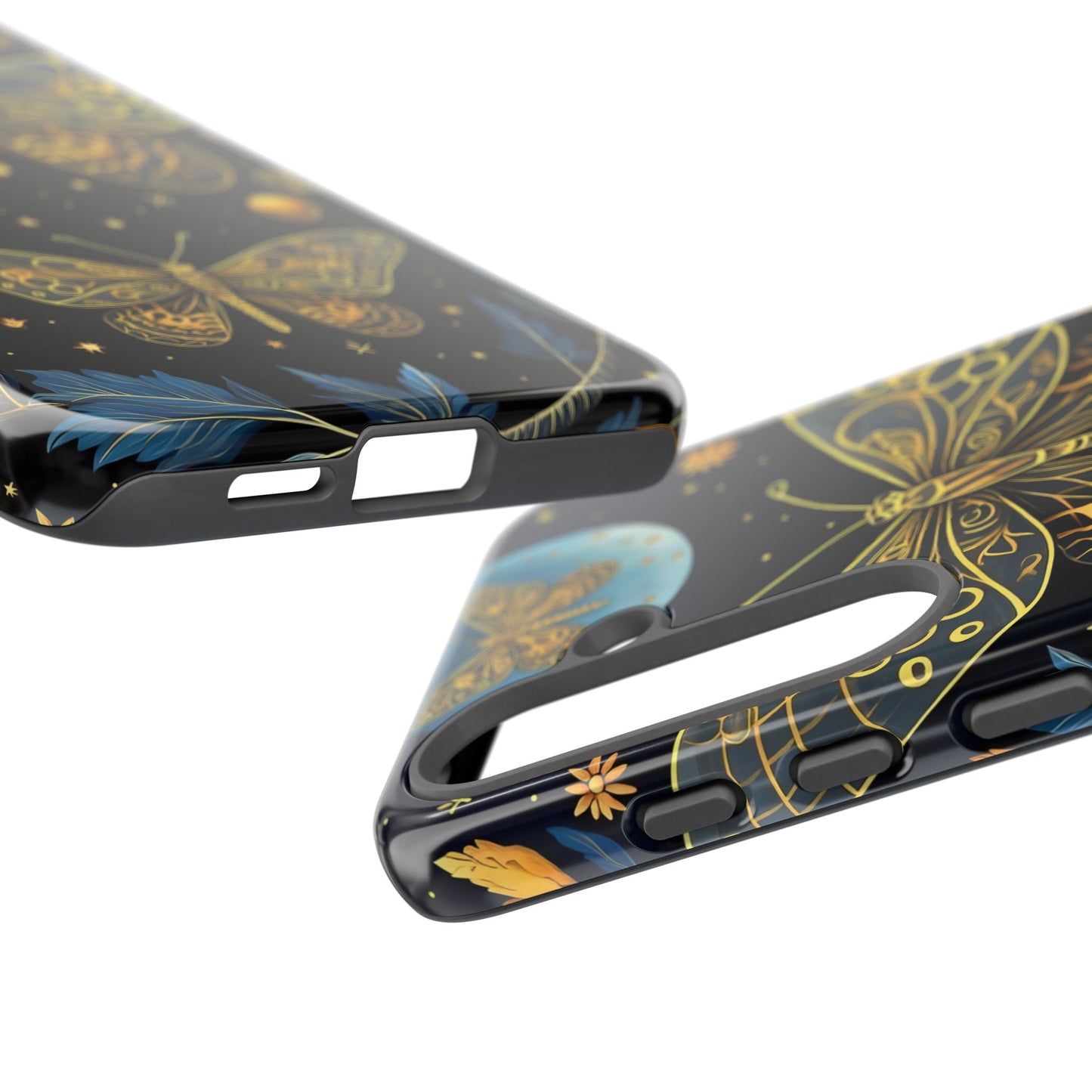 Butterfly Galaxy Phone Case | Tough Cases for Nature Lovers, Unique Phone Covers, Gift for Her, Boho Style, Floral Design