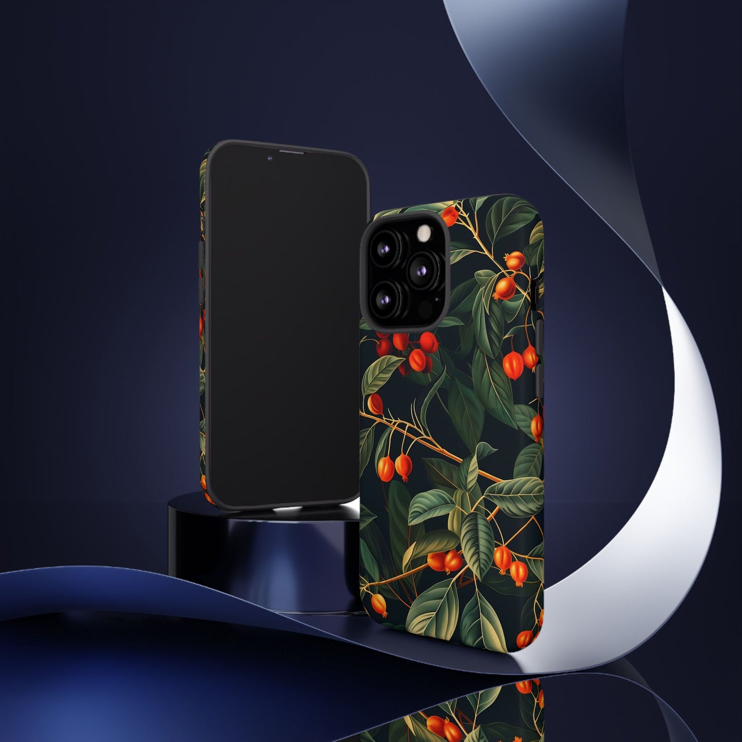 Tough Cases, Floral Phone Case, Nature-Inspired Tech, Unique Gift, Phone Accessory, Botanical Design, Fall Vibes