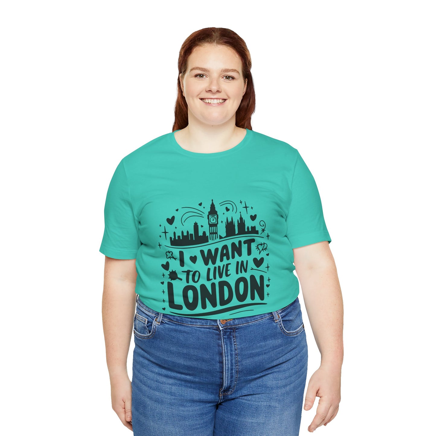 Unisex Jersey Short Sleeve Tee - I want to live in London