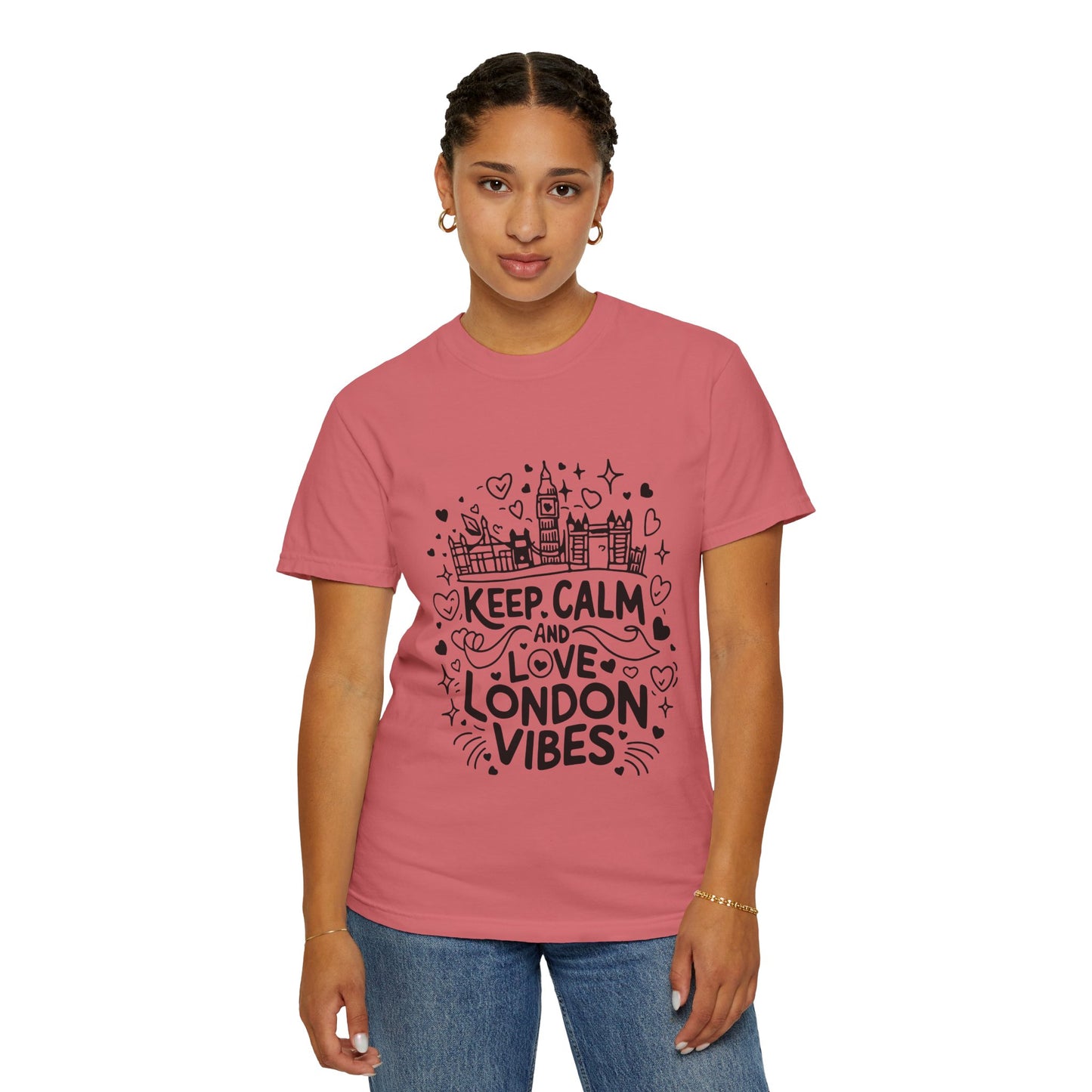 Unisex Garment-Dyed T-shirt - Calm London's Vibes