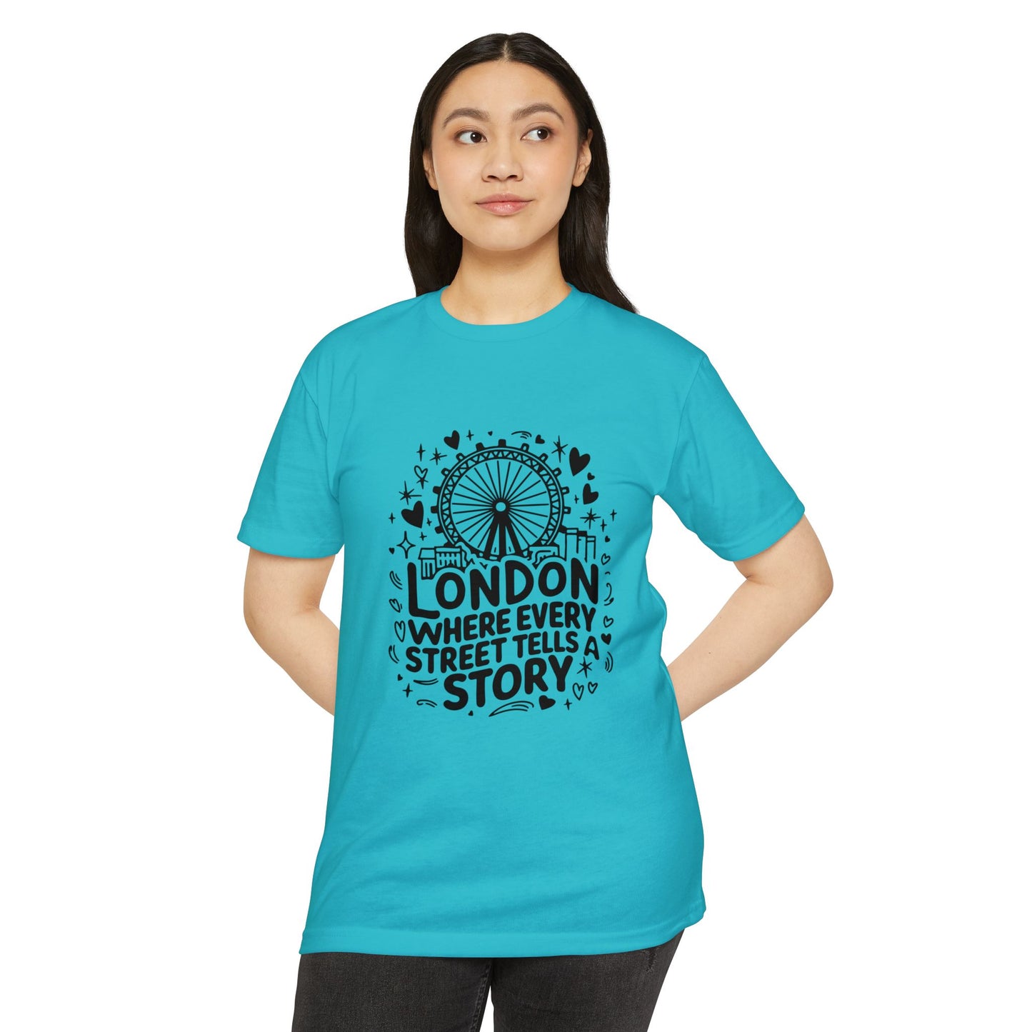 Unisex CVC Jersey T-shirt - London's Story Telling Streets