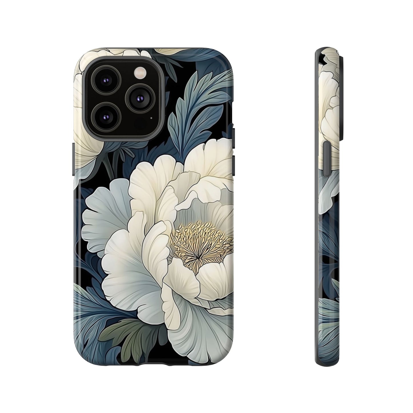 Floral Phone Case - Elegant Tough Cases for Nature Lovers, Stylish Protective Cover for Gifts, Birthdays, Mom's Day, Floral Design