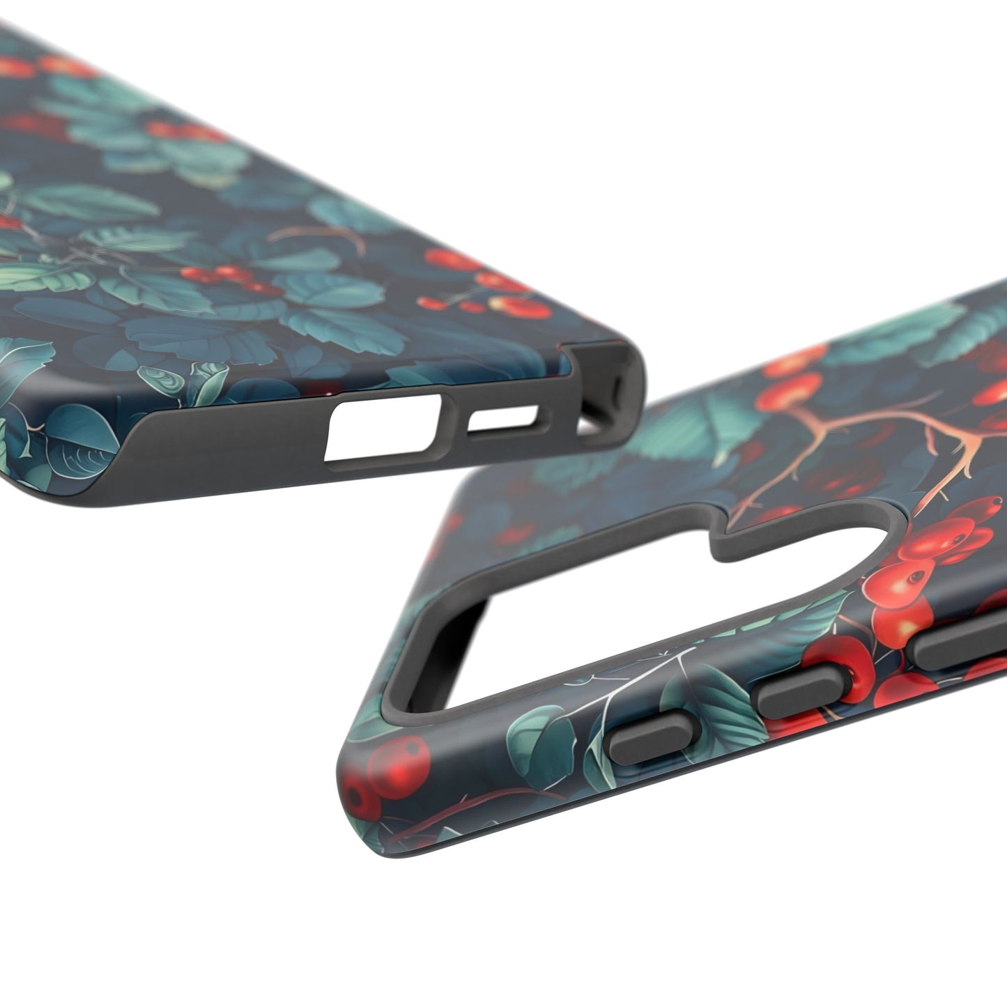 Berry Blossom Phone Case - Nature Lover's Gift, Floral Design, Cute Accessory for Spring, Unique Tech Cover, Perfect for Holidays