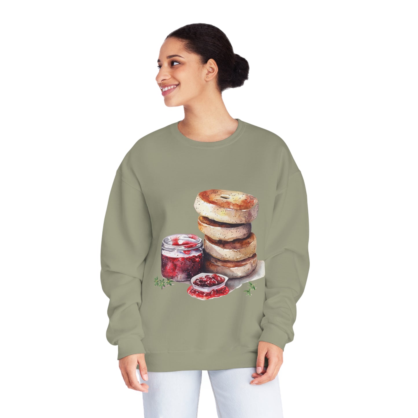 Unisex NuBlend® Crewneck Sweatshirt - Classic Royal Dishes of Britain