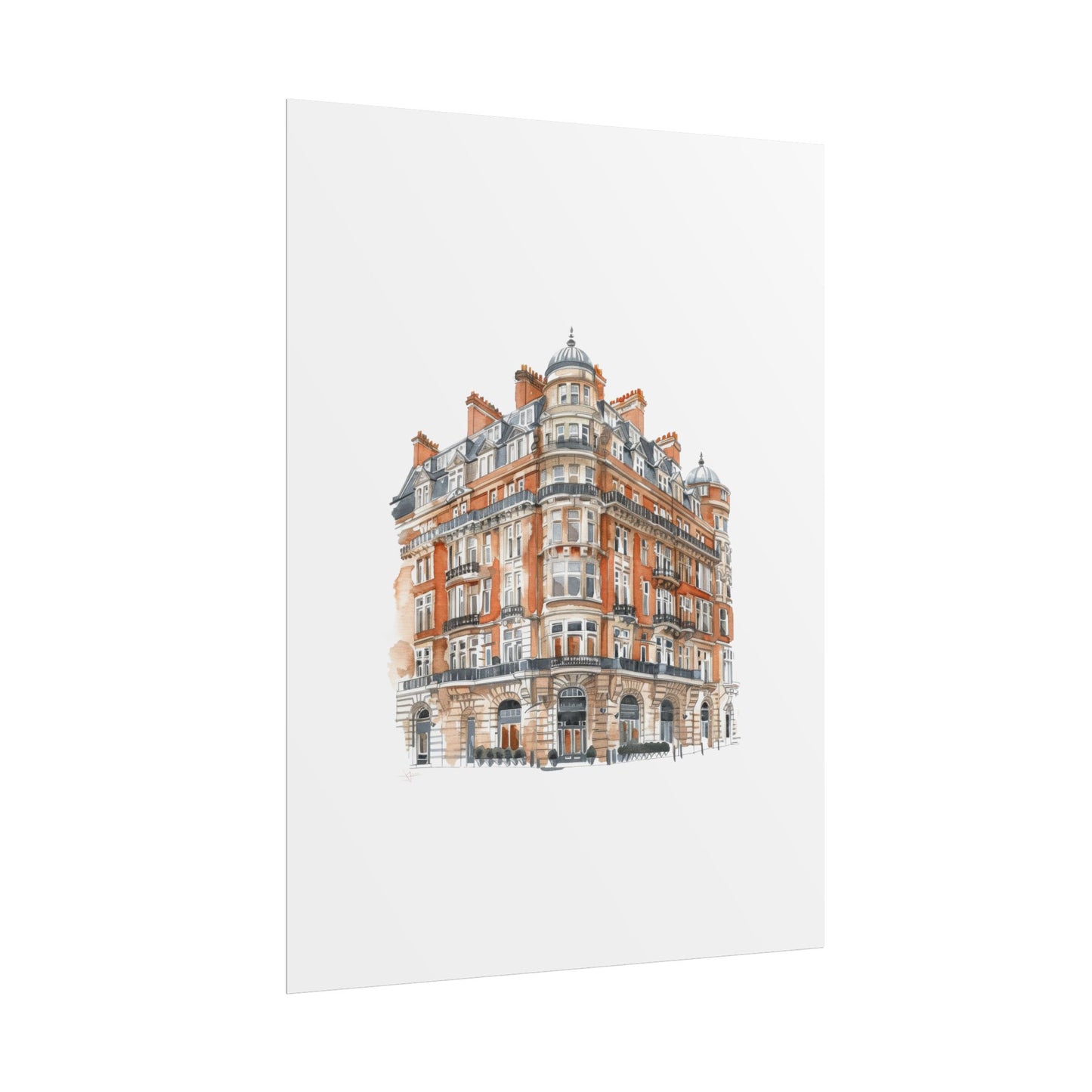 Elegant Architectural Rolled Posters, Art Prints for Home Decor, Gift for Housewarming, Wall Art for Living Room, Unique Art Decor