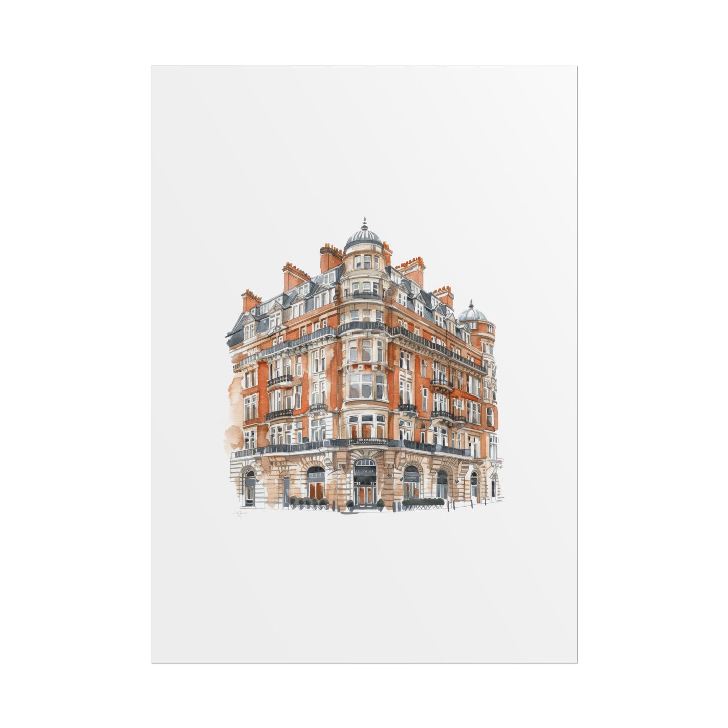 Elegant Architectural Rolled Posters, Art Prints for Home Decor, Gift for Housewarming, Wall Art for Living Room, Unique Art Decor