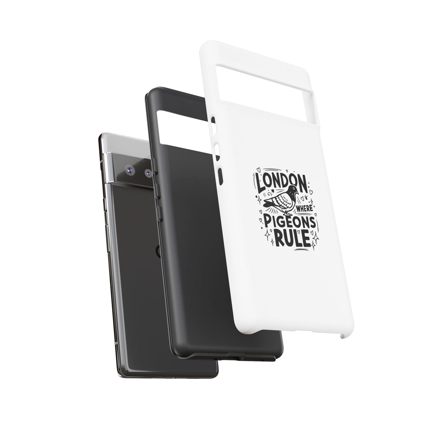London Pigeons Rule Phone Case – Tough and Stylish Protection for Urban Aficionados