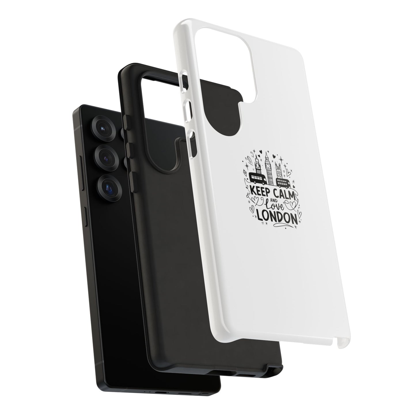 London Keepsake Phone Case - Keep Calm and Love London Design