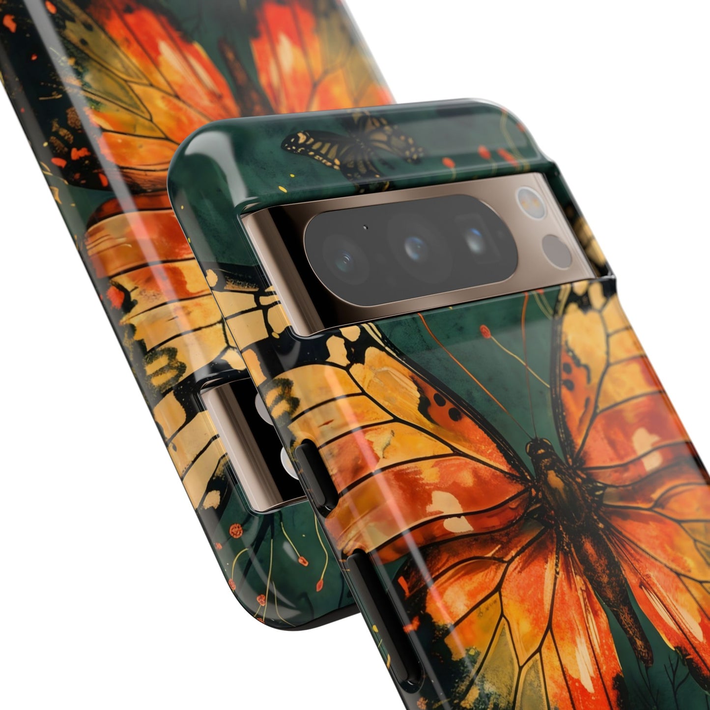 Butterfly Phone Case – Tough Cases for Nature Lovers, Floral Design, Butterfly Art, Unique Gift, Eco-Friendly Protection