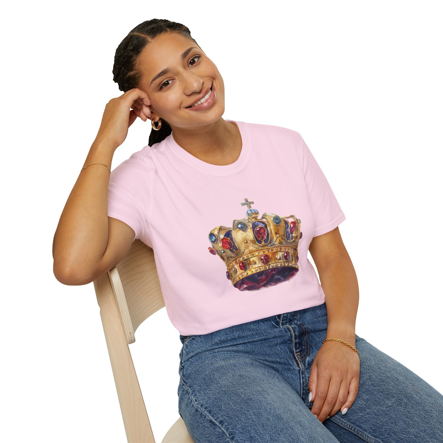 Unisex Softstyle T-Shirt - British Royal Crown Design