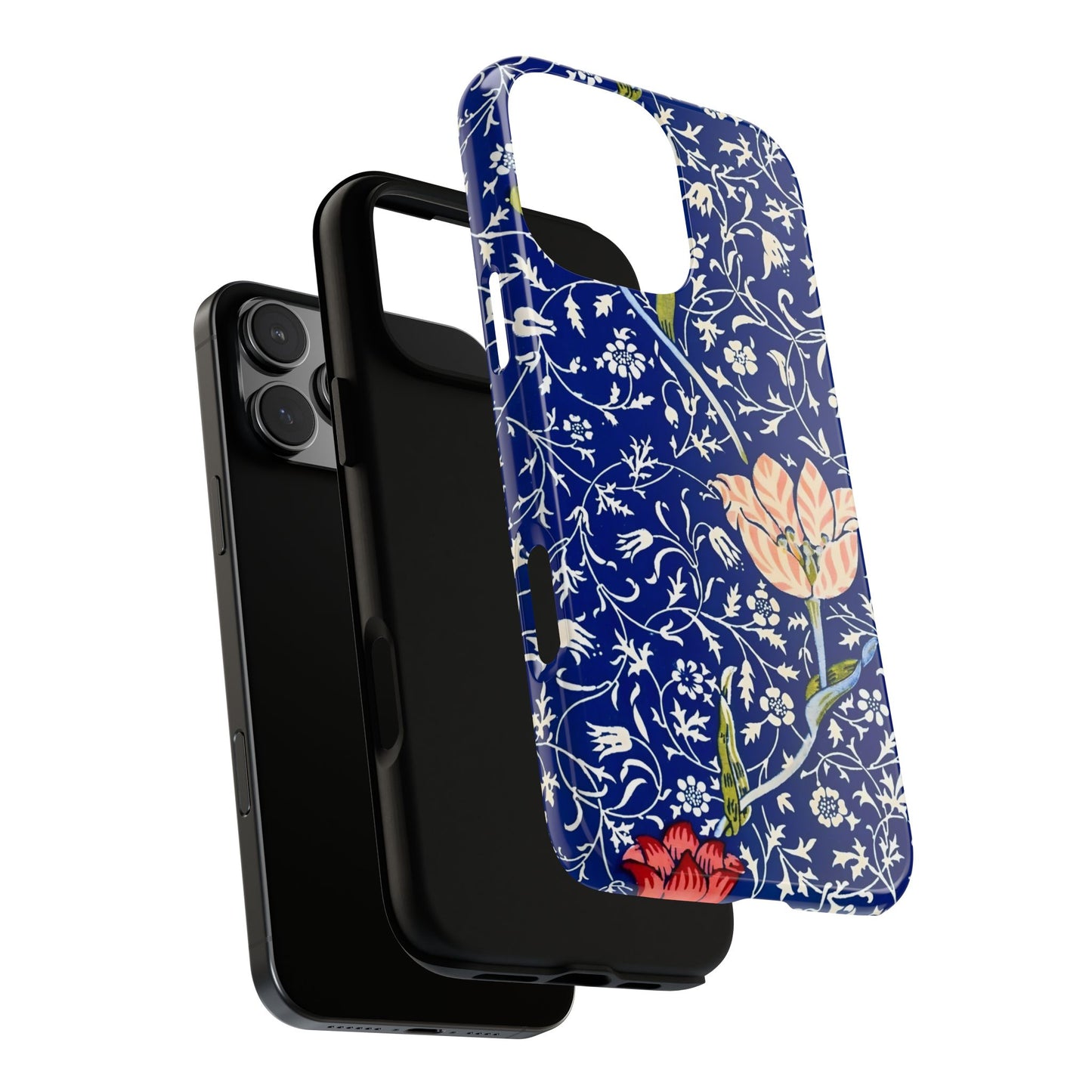 Floral Phone Case, Unique Tough Phone Cover, Gift for Her, Spring Decor, Durable Protective Case, Elegant Floral Design