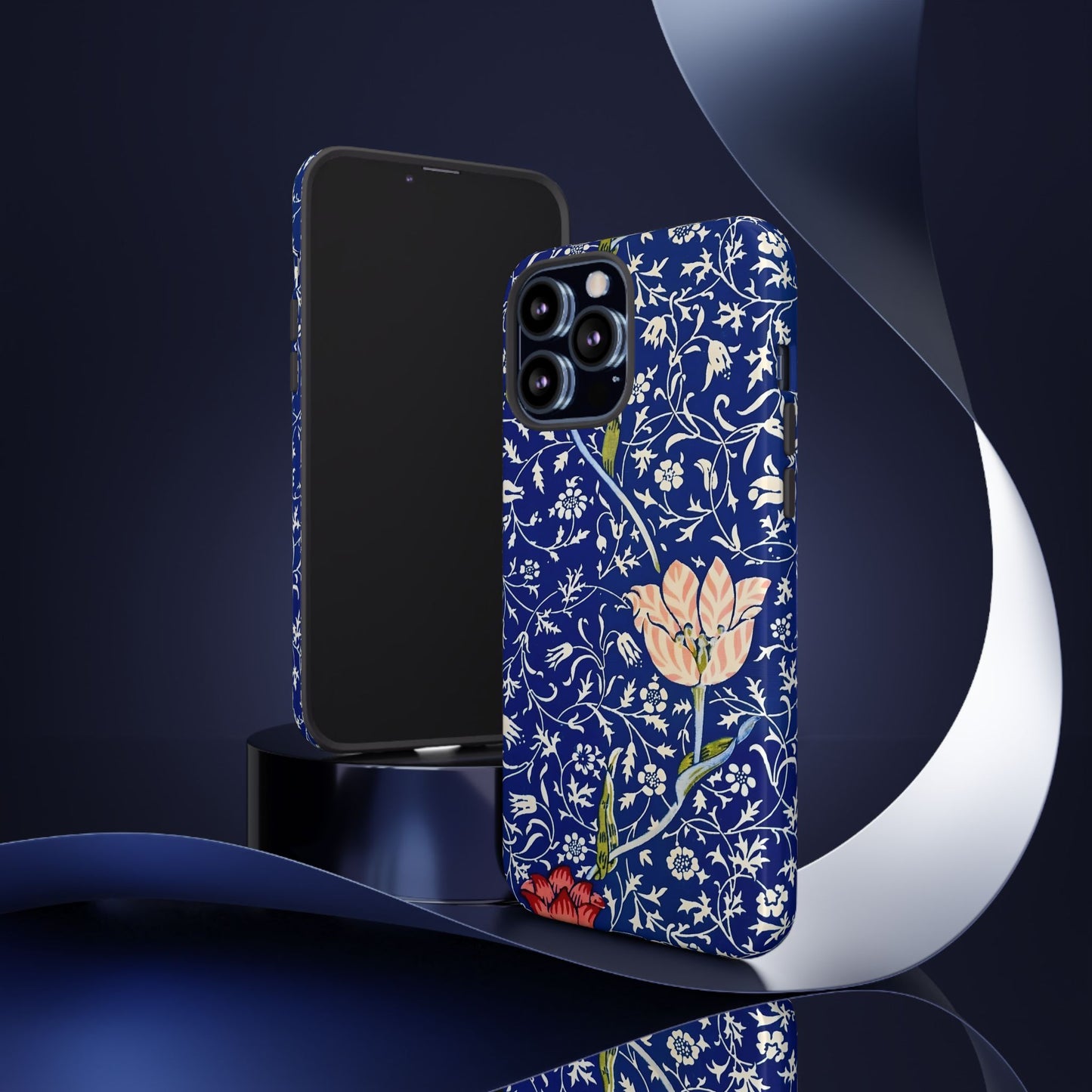 Floral Phone Case, Unique Tough Phone Cover, Gift for Her, Spring Decor, Durable Protective Case, Elegant Floral Design