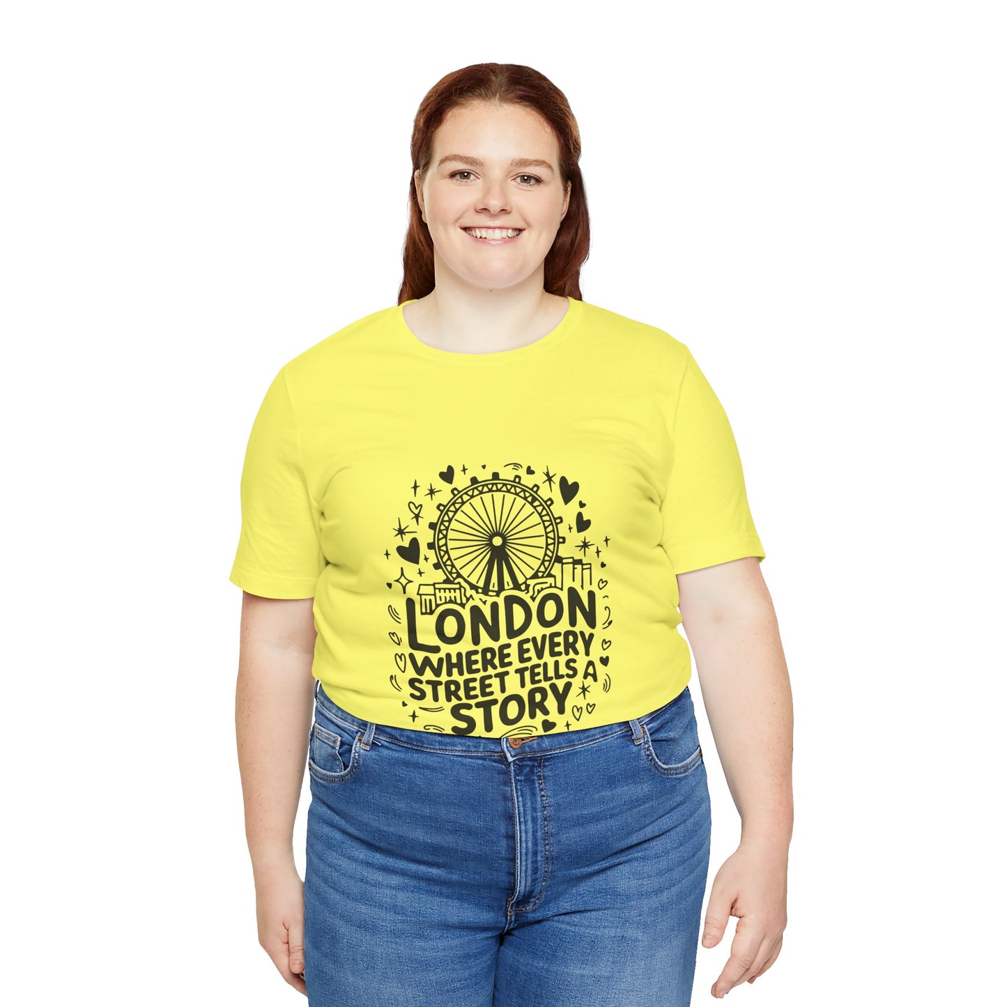 Unisex Jersey Short Sleeve Tee - London's Story Telling Street