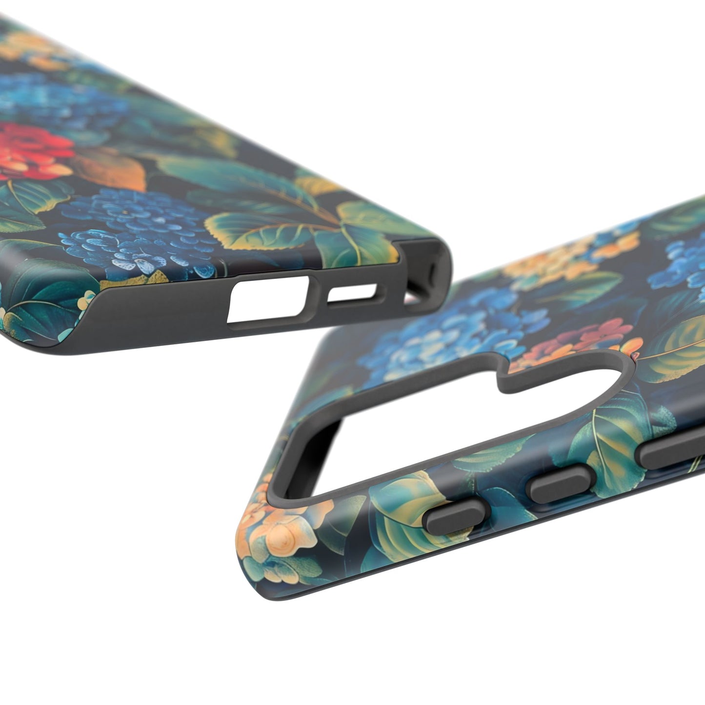 Floral Tough Phone Case, Durable Smartphone Cover, Flower Design, Gift for Her, Stylish Protection
