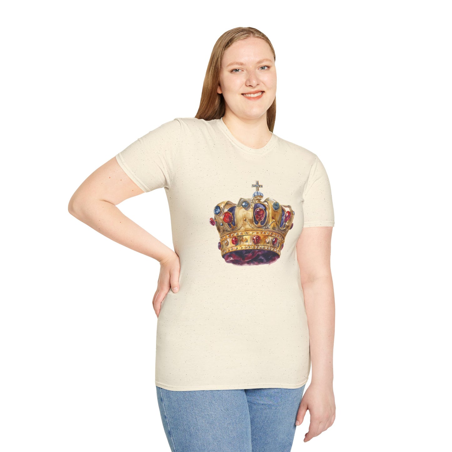 Unisex Softstyle T-Shirt - British Royal Crown Design