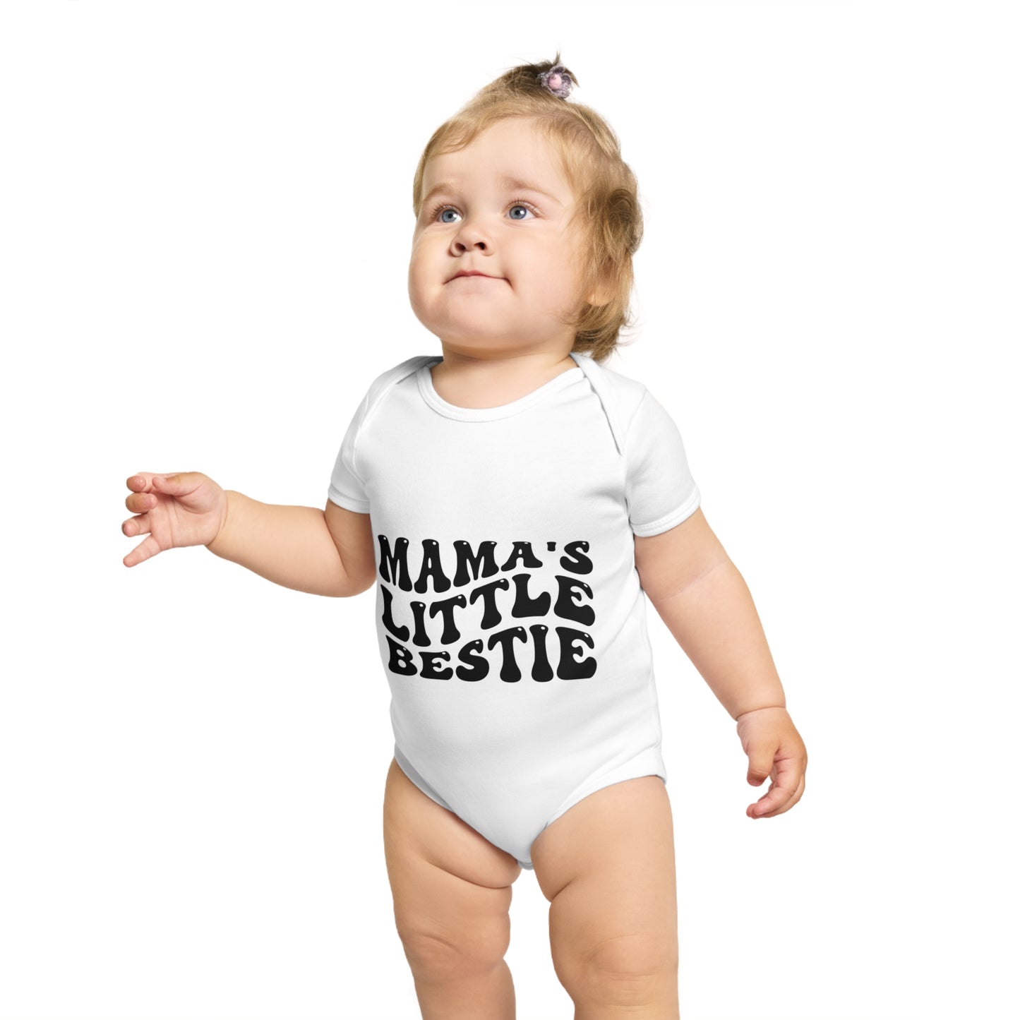 Mama's Little Bestie Baby Bodysuit - Cute Infant Outfit for Newborns