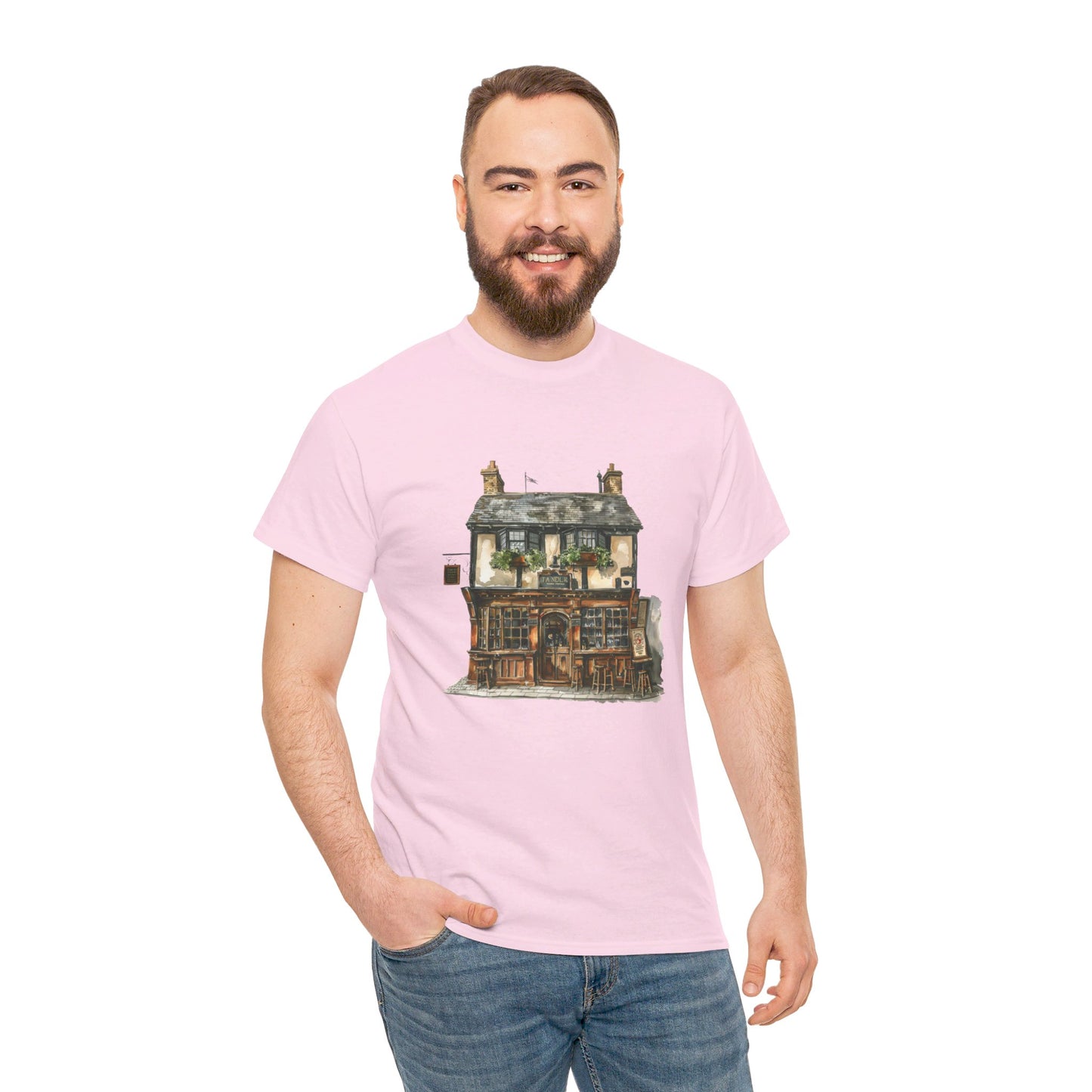 Vintage British House - Classy Unisex Heavy Cotton T-Shirt