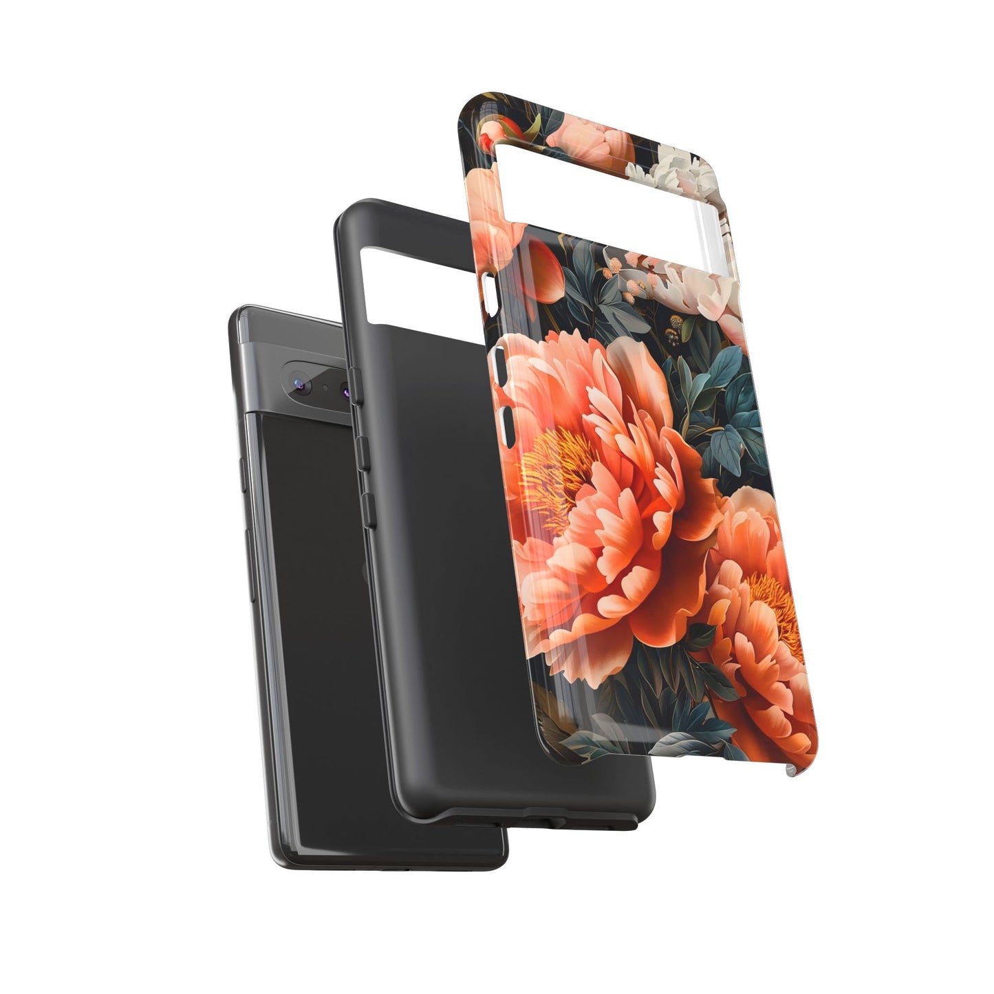 Floral Phone Case - Tough Cases, Durable Cover, Flower Design, Unique Gift, Phone Accessories