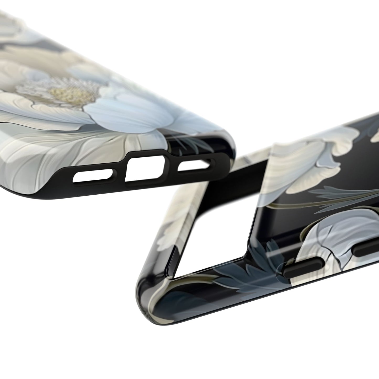 Floral Phone Case, Tough Cases for Women, Stylish Phone Cover, Floral Design Phone Protector, Nature Inspired Tech Accessories
