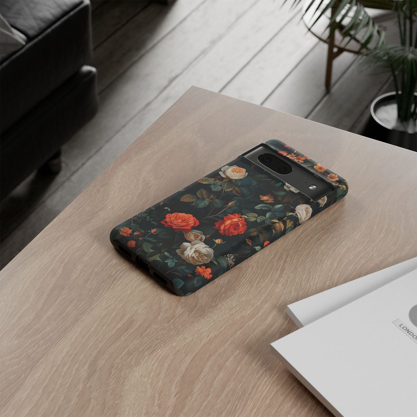 Floral Phone Case | Tough Cases with Elegant Design | Gift for Her, Mother's Day, Birthdays, Personalized, Trendy Tech Accessories