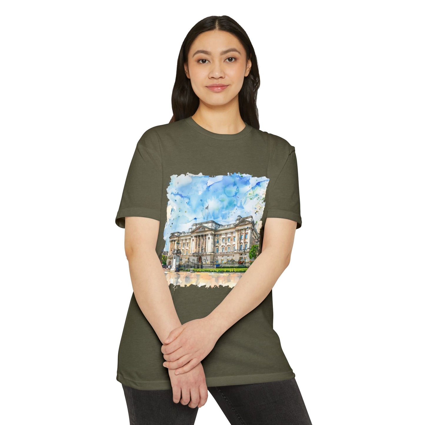 Unisex CVC Jersey T-shirt - England Aesthetics - Embracing Classic British Charm and Style